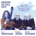 Koncert Evy Henychové, Romana Dostála a Slávka Klecandra v rámci Modlitby za domov 2019